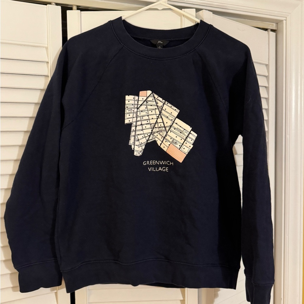 Greenwich Village Crewneck Sweatshirt - JCrew